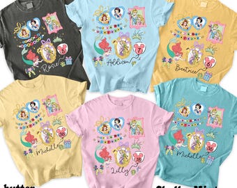 T-shirt personnalisé anniversaire princesse Disney Coquette, c'est ma chemise d'anniversaire, cadeau d'anniversaire Disney pour fille, t-shirt voyage fille Magic Kingdom