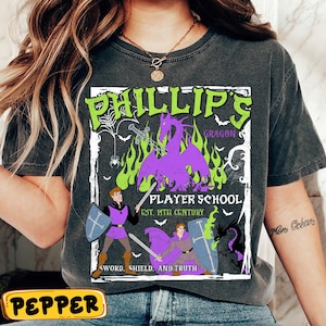 Prince Phillip Dragon Slayer Est 14th Century T-Shirt, Sword Shield and Truth Tee, Sleeping Beauty Maleficent Shirt, Phillip vs Dragon Shirt