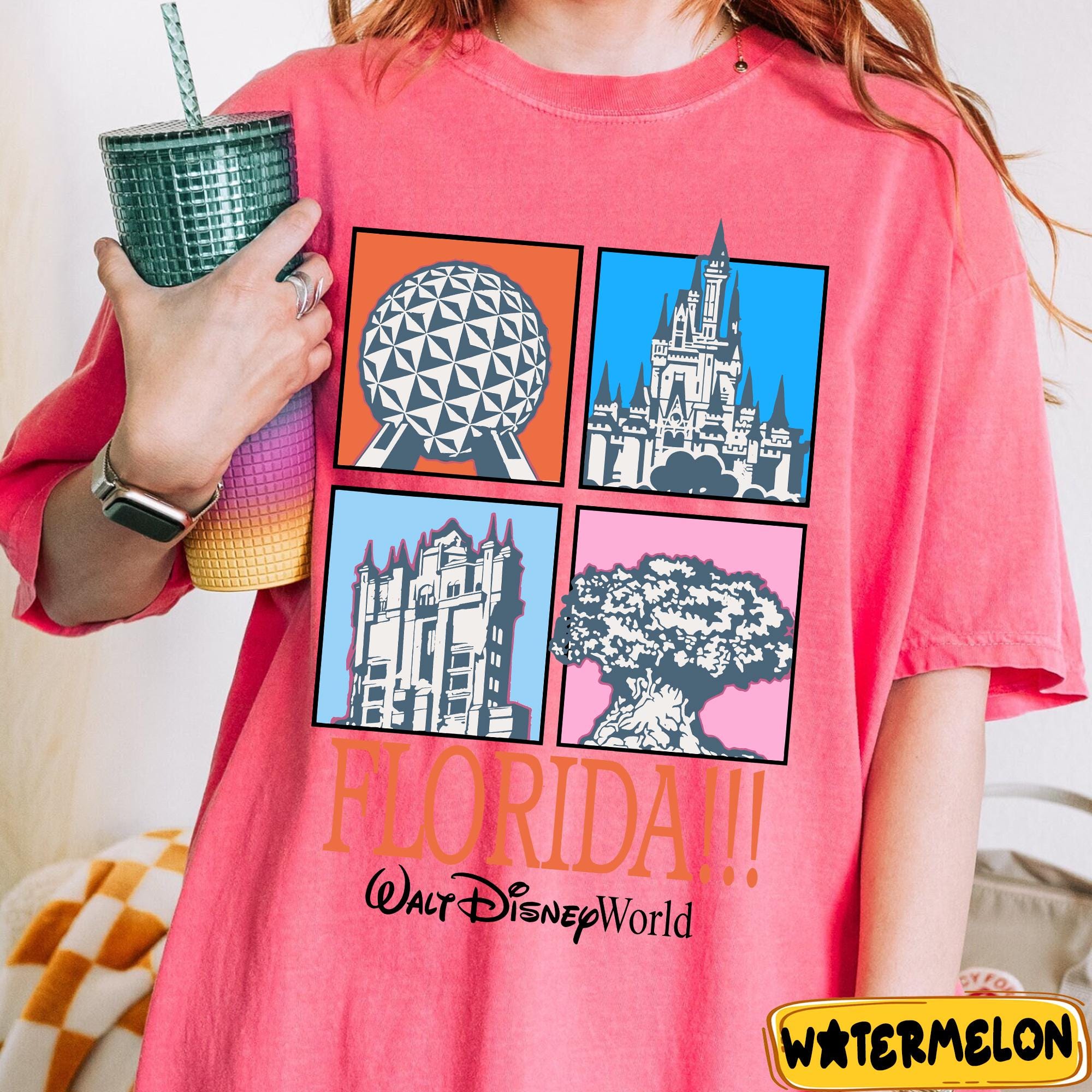 Disneyworld Parks Icon Tee - Etsy