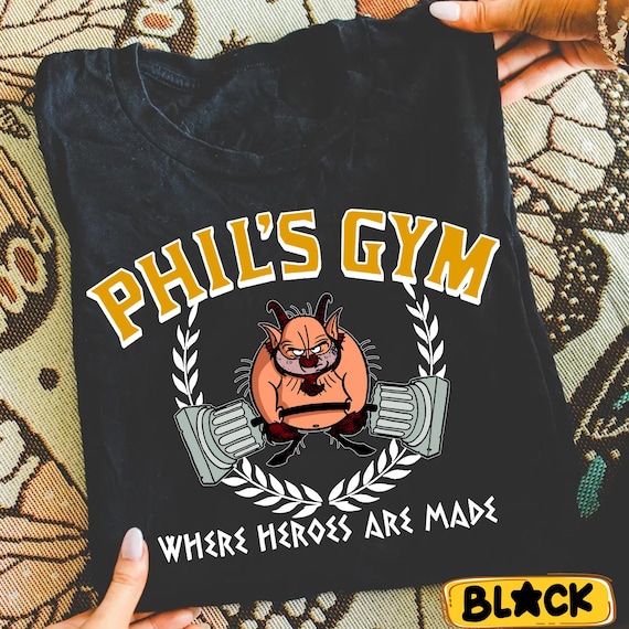 Vintage Disney Hercules Phil's Gym Tshirt, Phil'S Gym Where Heroes Are Made Shirt, Disneyworld Disneyland Family Trip Matching 2025
