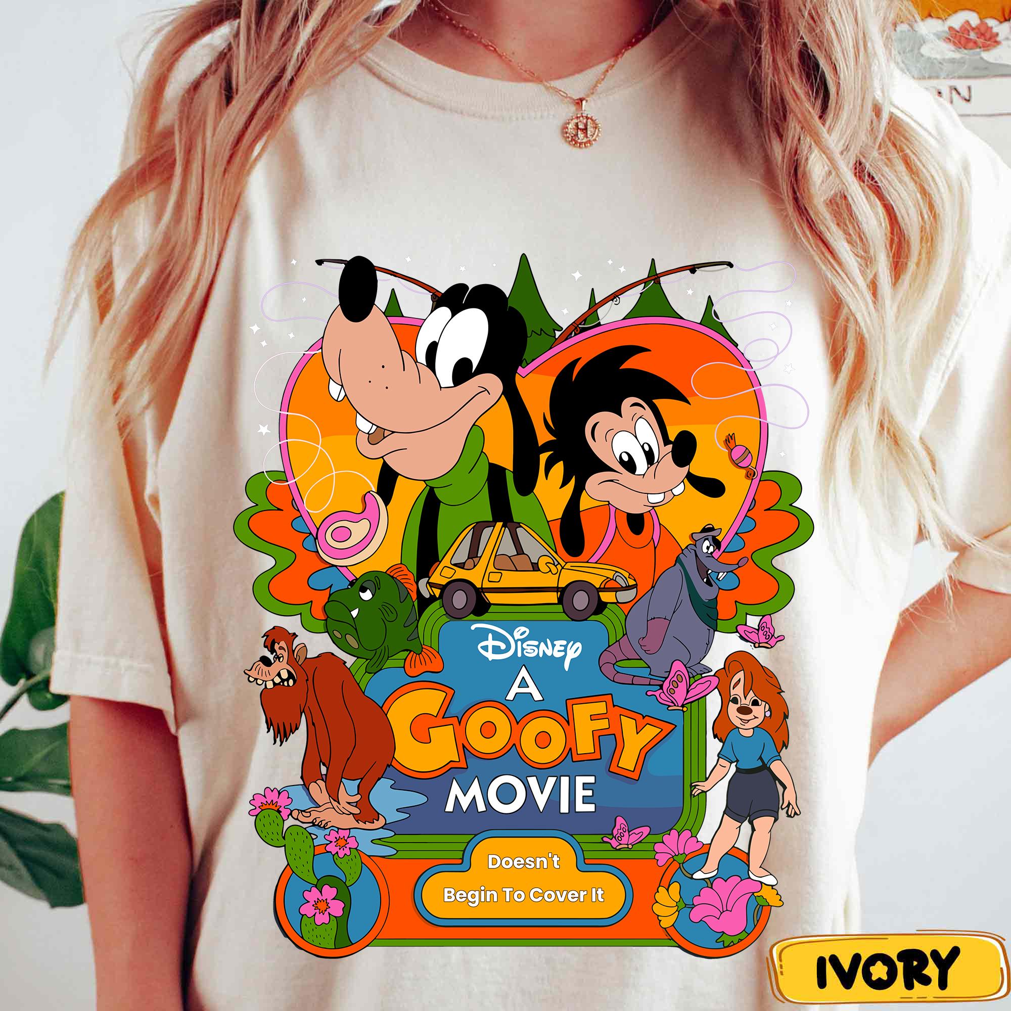 Vintage Disney A Goofy Movie Shirt, Max & Goofy Road Trip