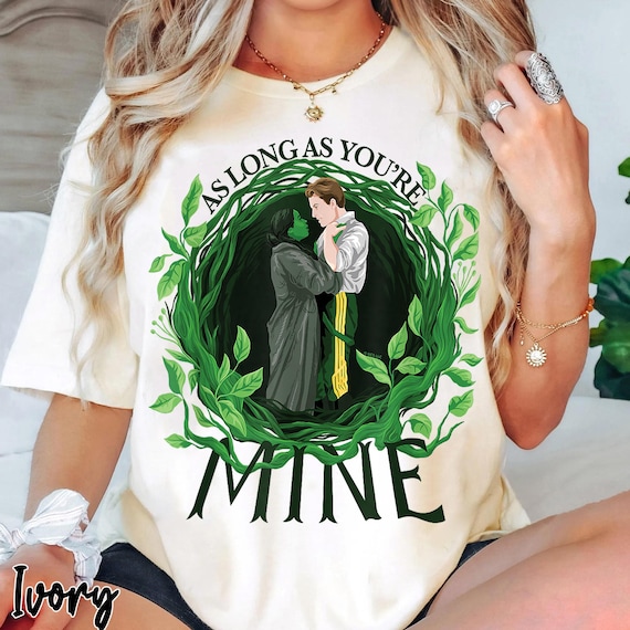 Vintage Wicked Elphaba And Fiyero As Long As You Re Mine Shirt, Wizard Defying Gravity Tee, Musical Theater Merch, Broadway Fan Gift