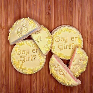 Gender Reveal Cookies (Box of 12)