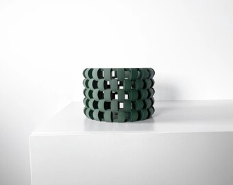 The Sinol Orchid Pot, Modern PLA Planter with Tray