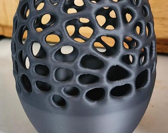Voronoi Pencil Holder, 3D Printed PLA Plastic Desk Organizer