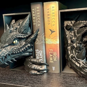 Dragon Book Nook, Fantasy Bookends, Book Lover Gift