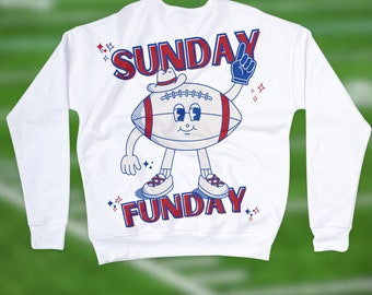Retro Sunday Funday voetbalseizoen voetbal Mama retro voetbal voetbal moeder png trendy voetbalshirt png Retro ontwerpen ORIGINEEL