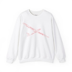 Sailplane word Unisex Heavy Blend™ Crewneck Sweatshirt
