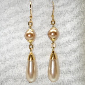 Sleek Chic Pearl Drops - OOAK - Free Shipping within the U.S,