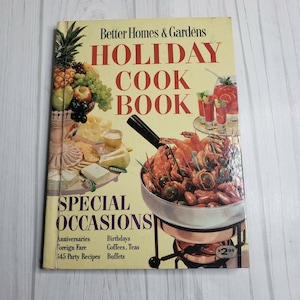 Better Homes & Gardens Holiday Cook Book Special Occasions 1st Edition 1959