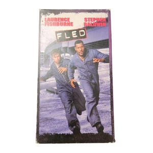 Vintage Fled VHS, 1997 Stephen Baldwin, Laurence Fishburne