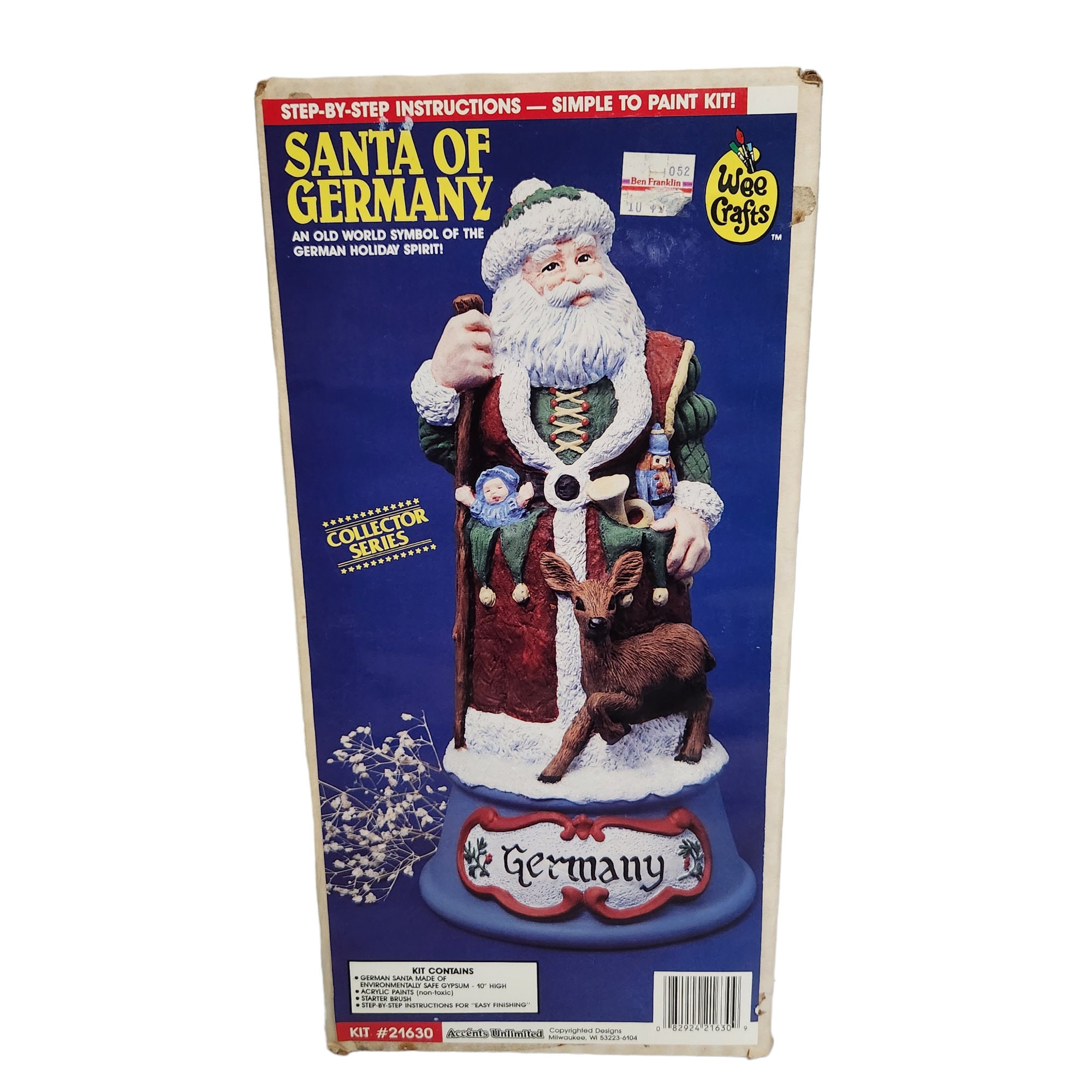 Accents Unlimited Wee Crafts Santa of Germany Collector Series