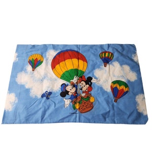 Federa vintage in mongolfiera Walt Disney Co. Minnie e Topolino, n