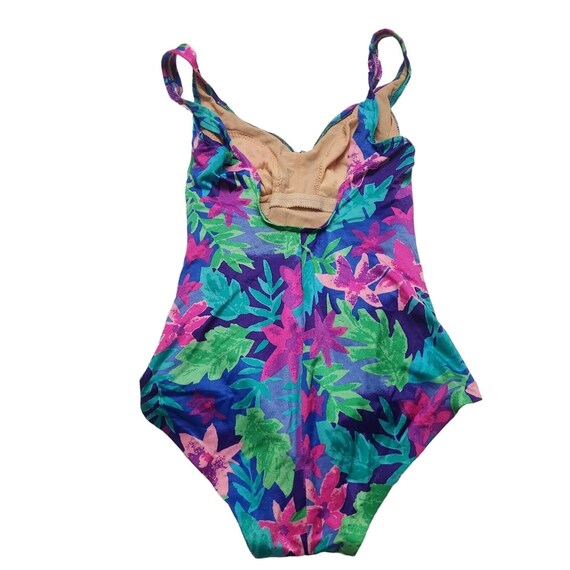 Vintage 80s Catalina Swimsuit One Piece Beach Swi… - image 3