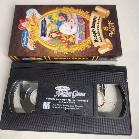 Jim Henson's Mother Goose Stories 6 Classics VHS Humpty Dumpty