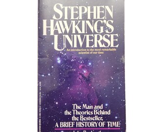 Stephen Hawking's Universe Science Paperback Book by John Boslough Avon 1989