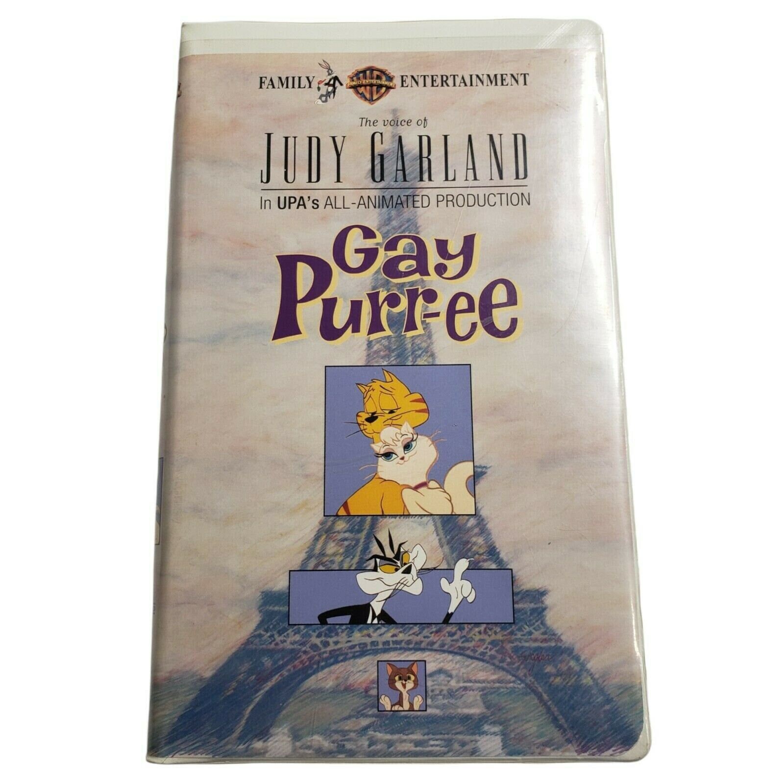 Gay Purr-ee Judy Garland VHS Animated Movie Robert Goulet