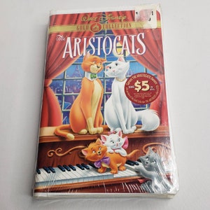 De Aristocats Vhs Walt Disney Gold-collectie gloednieuw!