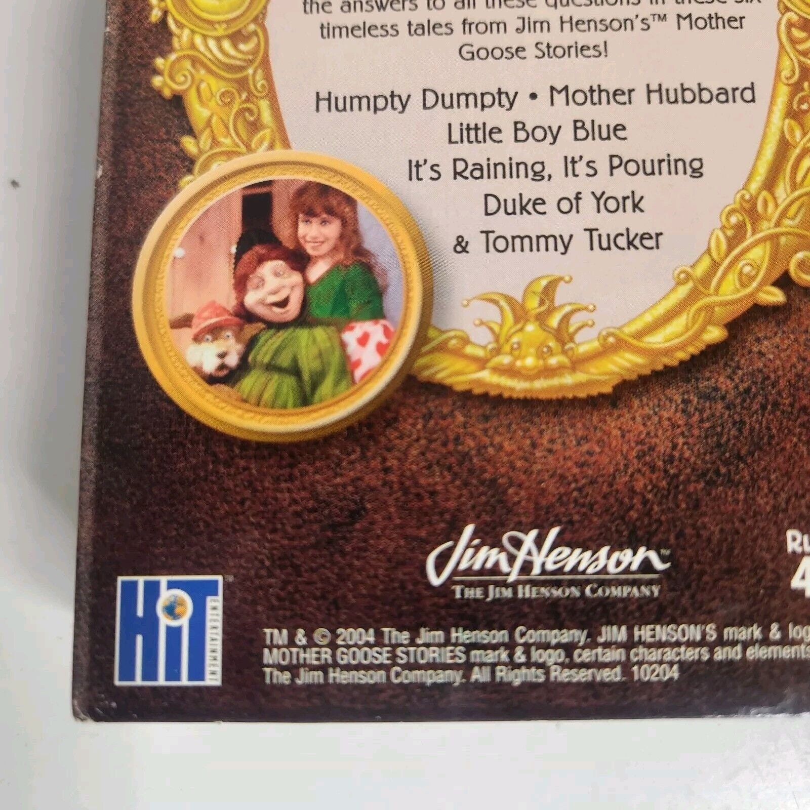 Jim Henson's Mother Goose Stories 6 Classics VHS Humpty