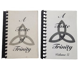 A Taste of Trinity 1 & 2 Trinity Baptist Church Cordova Tennessee Cookbook 1995  and 1999