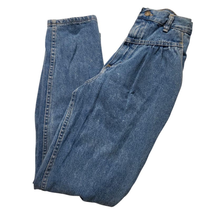 VTG 80s Wrangler High Waisted Mom Jeans Womens Misses 10 Denim Made in USA image 6