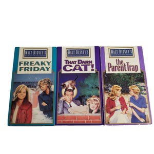 Walt Disney&#39;s Studio Film Collect VHS Lot That Darn Cat Freaky Friday The Parent Trap