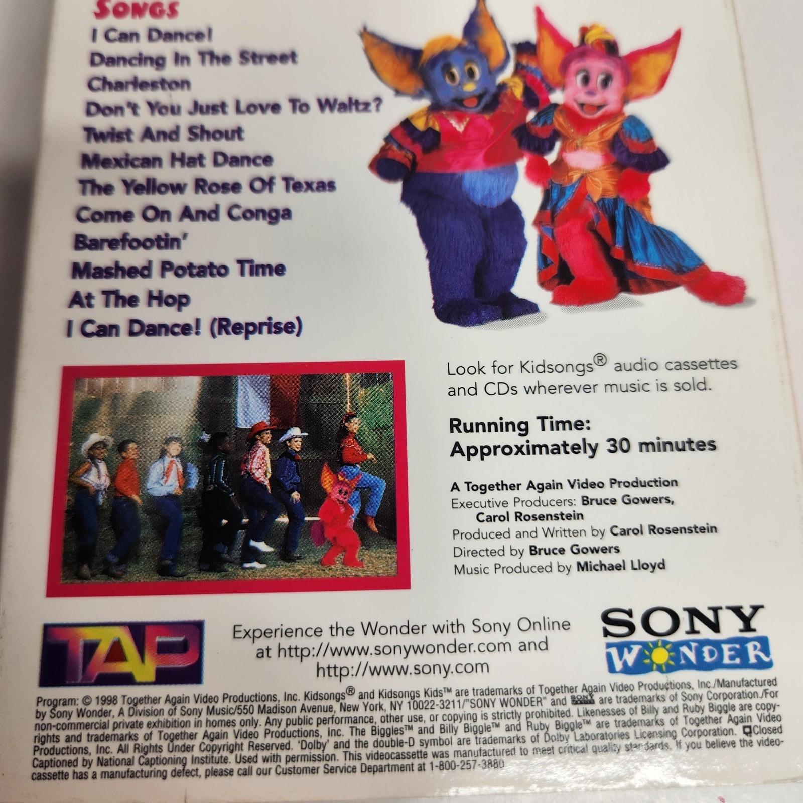 Kidsongs: I Can Dance VHS Tape 1998 Music Video Stories Magical