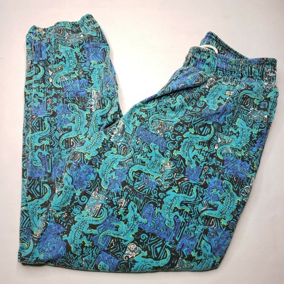 Vintage Gecko Beach Hawaiian Mr. Flex Wear Parachu