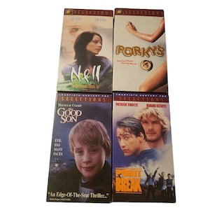 Vintage 90s Lot of Fox Video Selections VHS Porky&#39;s The Good Son Point Break Nell