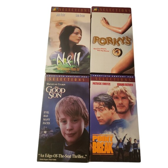 Vintage 90s Lot of Fox Video Selections VHS Porky's the Good Son