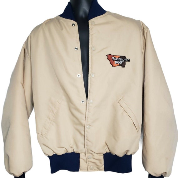 Vintage Birdie Jacket by Richard Leslie Quilted Bomber Jacket