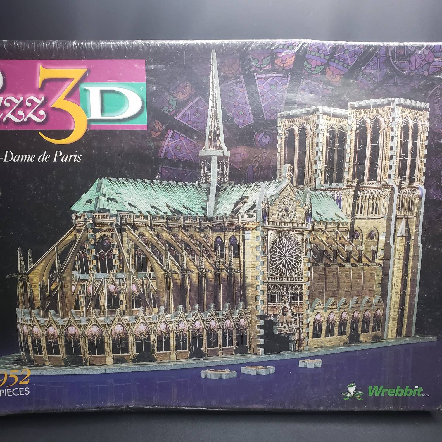 Puzz 3D VTG Wrebbit PUZZ 3D Notre Dame Cathedral Puzzle 952 Pieces from Milton Bradley 