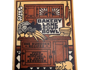 Bakery Lane Soup Bowl  One Hundred Recipes 1976