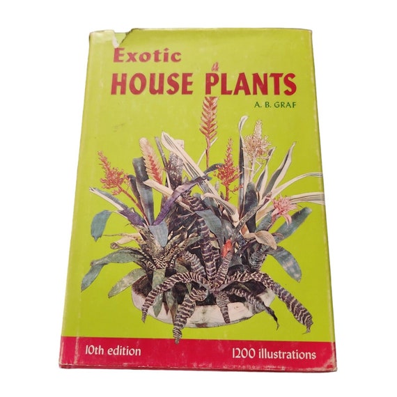 Exotic House Plants by A. B. Graf 1200 Illustrations Botany