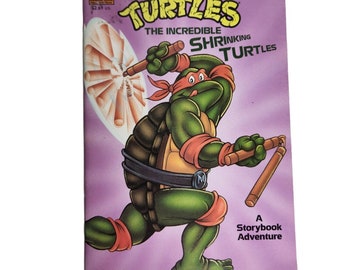 Jahrgang 1990 Teenage Mutant Ninja Turtles Incredible Shrinking Turtles Storybook