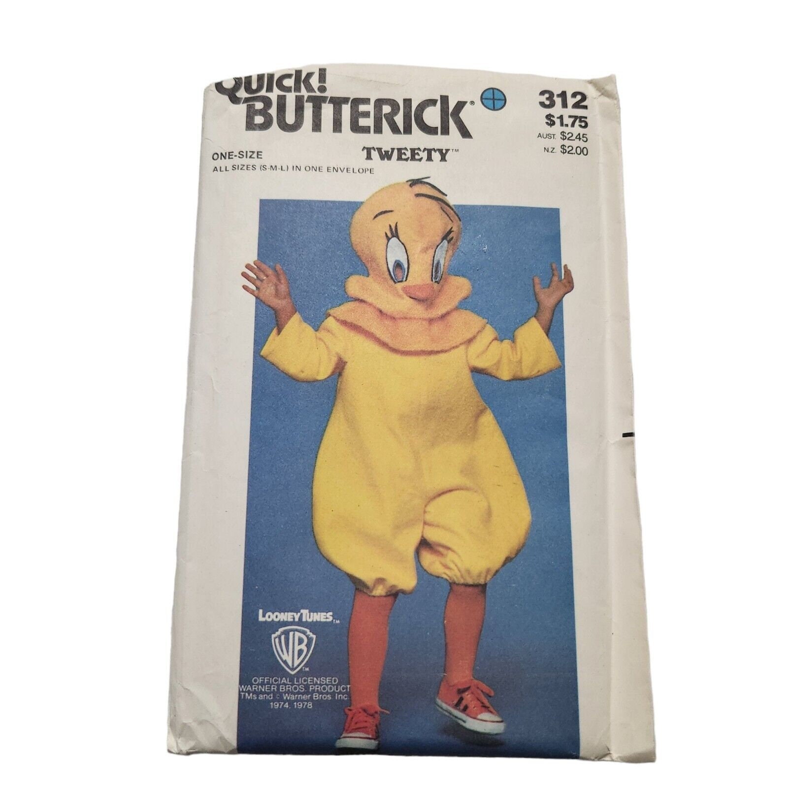 Looney Tunes Sexy Tweety Dress Costume Adult Medium 6-10