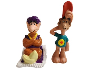 Vintage Alf Fast Food Toy, Allen, Knight Alf and Sleeping Beauty