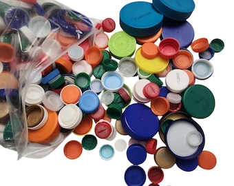 3 Lbs+ Mix Recycled Plastic Bottle Cups Lids Milk Soda Coke For Craft Projects