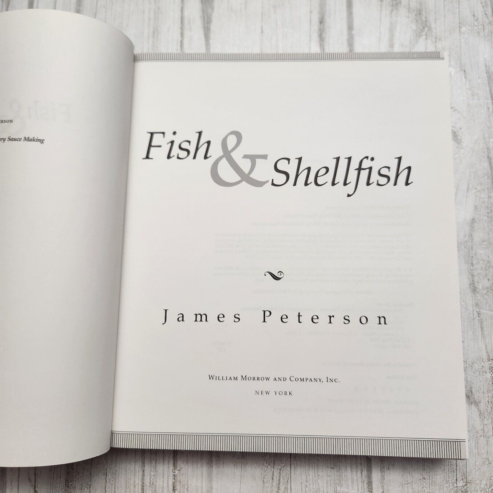 Shellfish Cookbook Vintage 90s Fish & Shellfish Cookbook by James Peterson 1996 HB/DJ ...