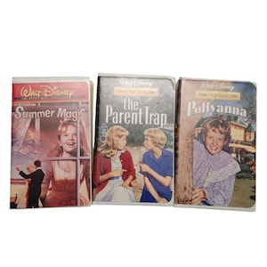 Walt Disney&#39;s Studio Film Collect VHS Pollyanna The Parent Trap Summer Magic