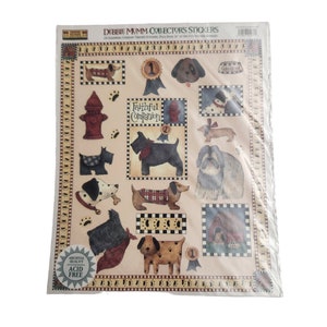Vintage 90er Jahre Debbie Mumm Sammler Aufkleber Treuer Begleiter Aufkleber Hundethema