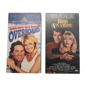 Vintage Bird on a Wire VHS 1990 And Overboard VHS Lot of 2
