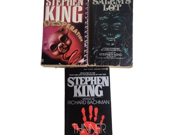 Stephen King Buch Lot von 3 Taschenbuch dünner Salems Lot Verzweiflung