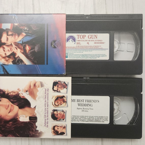 Vintage VHS Video Tapes Classic 80s 90s Romance Drama Movies