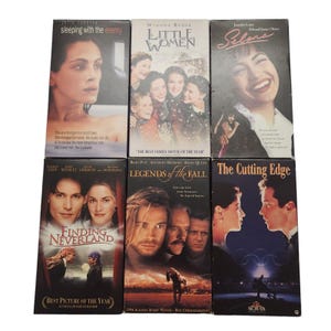 ビンテージ VHS 90年代 ドラマ ロマンス クラシック映画 セレナ 若草物語 カッティングエッジ