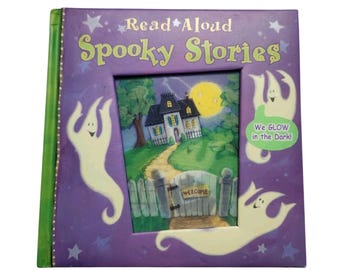 Vintage 2002 Read Aloud 35 Spooky Stories Glow Hard Cover Robin Moro