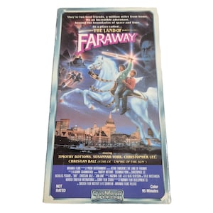 The Land of Faraway VHS 80&#39;s Fantasy Christian Bale Christopher Lee