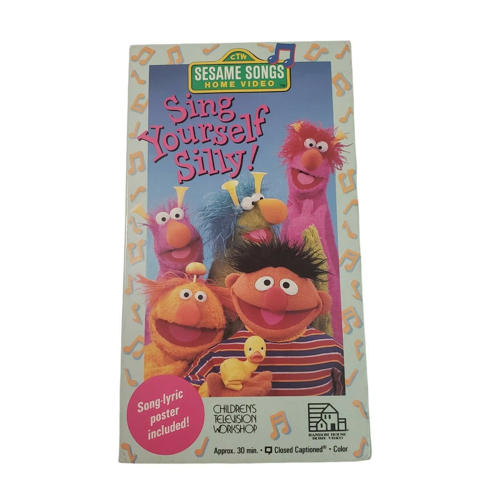 Sesame Street Sing Yourself Sillier At The Movies Vhs