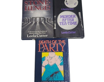 Murder after Tea Time Death of the Party Autogramm Leela Cutter Bücher Lot