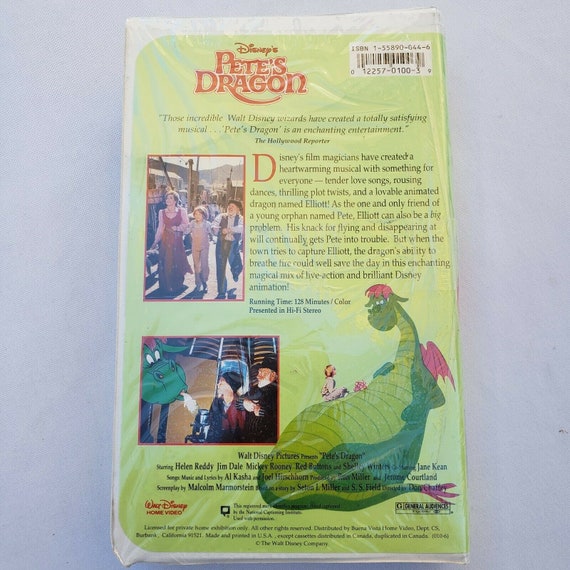 ウォルト ディズニー ホームビデオ ピートとドラゴン VHS テープ